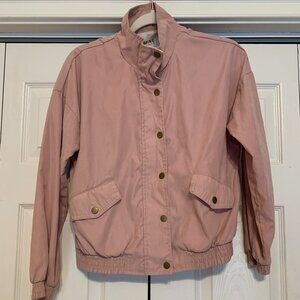 Mine Los Angeles Blush Pink Lightweight Jacket Small